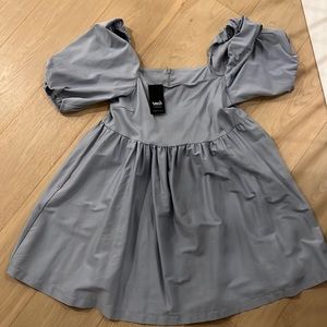 Blue puff sleeve dress Smash + Tess Dress - Jillian Harris collab